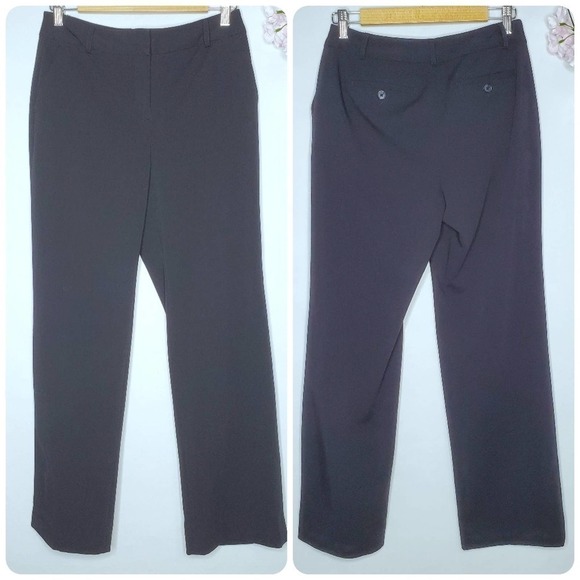 Liz Claiborne Straight Leg Trousers 4P - Picture 5 of 5